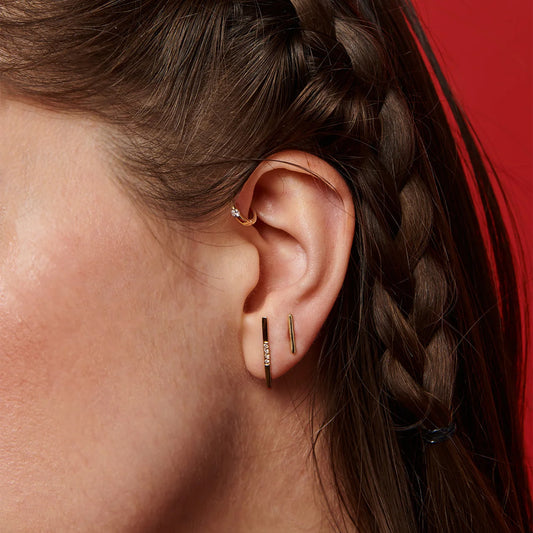 Rod Stud in 14kt Gold