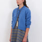 British Wool/Cotton Rosa Cardigan in Hycanith