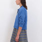 British Wool/Cotton Rosa Cardigan in Hycanith