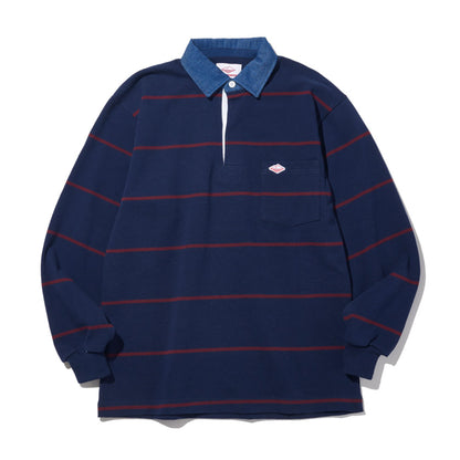 Pocket Rugby in Navy Maroon