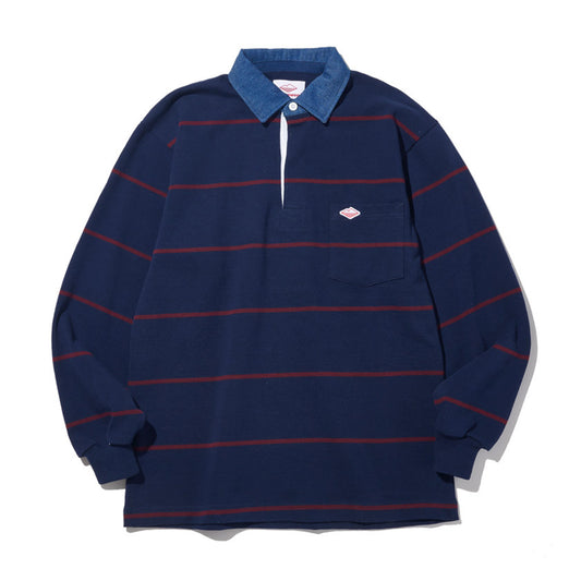 Pocket Rugby in Navy Maroon