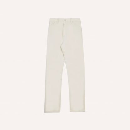 12.7oz Selvedge Denim Painter Pants in Ecru
