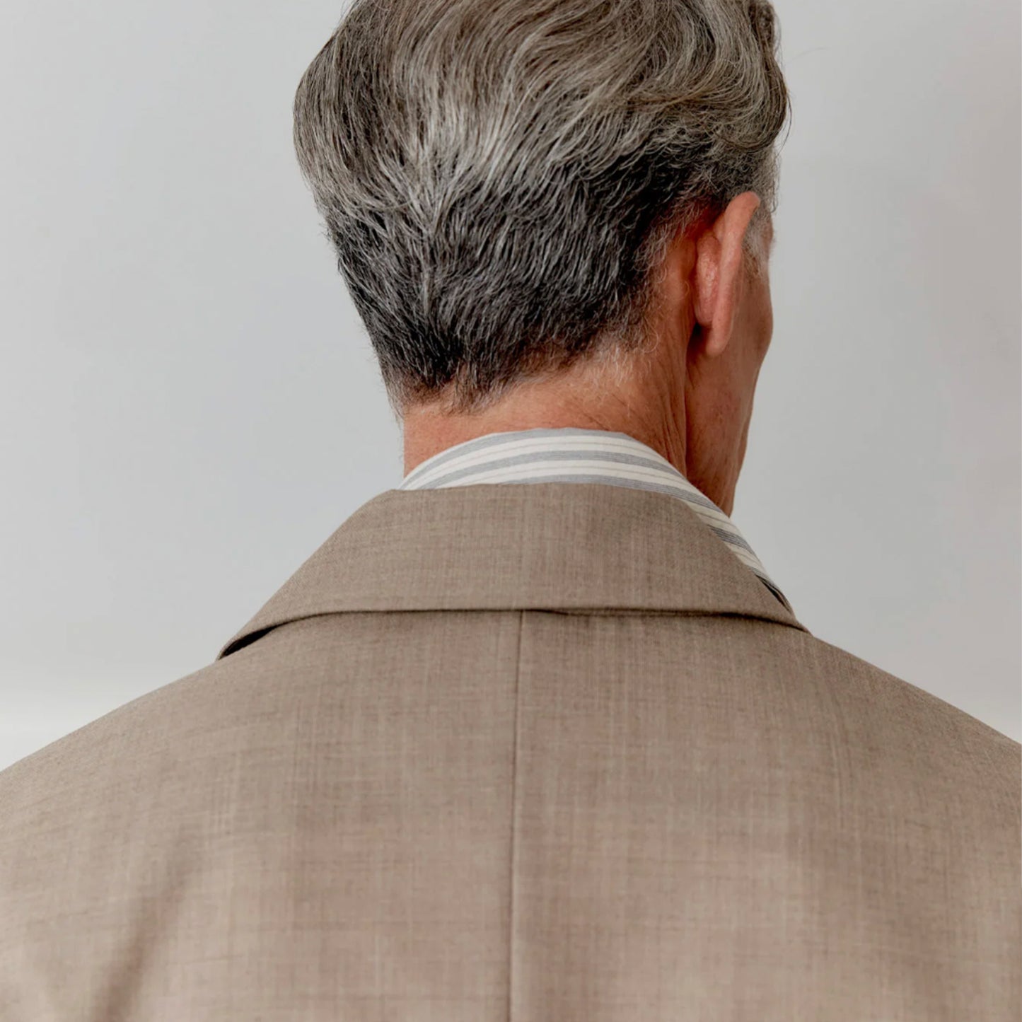 Sid Pure New Wool Blazer in Dark Beige