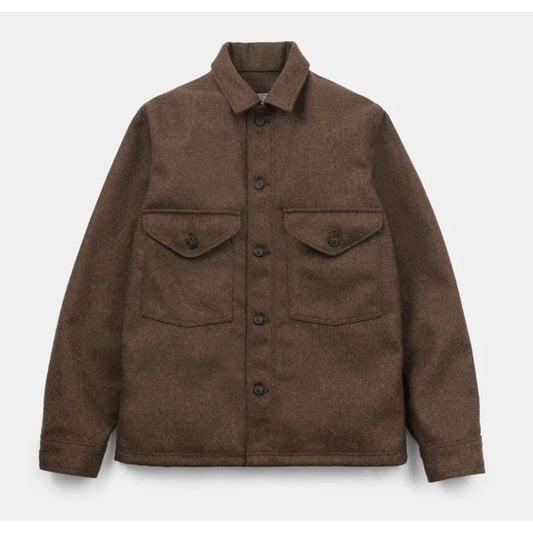 Skyline Overshirt in Medium Brown Mix