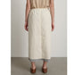 Slip Skirt in Oyster/Black White Stripe
