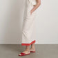 Slip Skirt in Oyster/Geranium