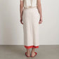 Slip Skirt in Oyster/Geranium