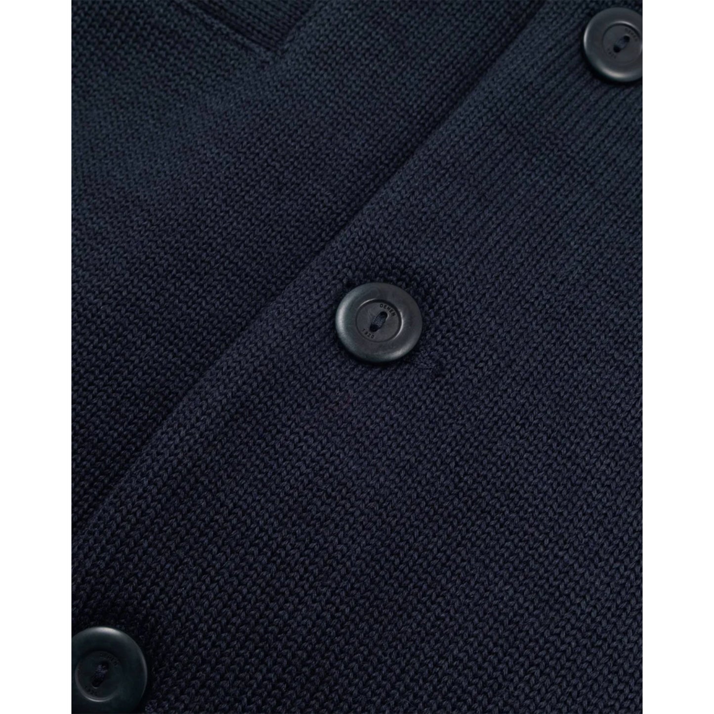 Slouchy Cardigan in Dk Navy/Off White