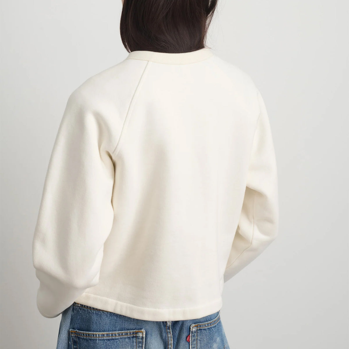 Snap Cardigan in Oyster Overdye