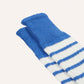 Striped Sport Sock in Blue & White