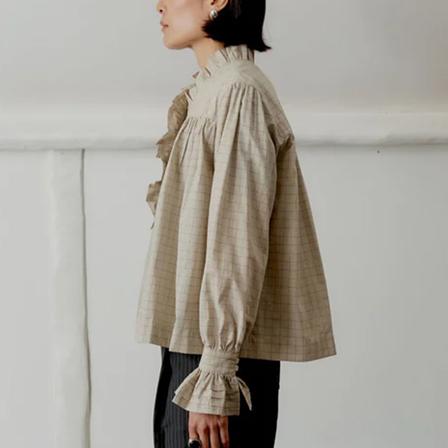 Japanese Cotton Seersucker Sophie Shirt