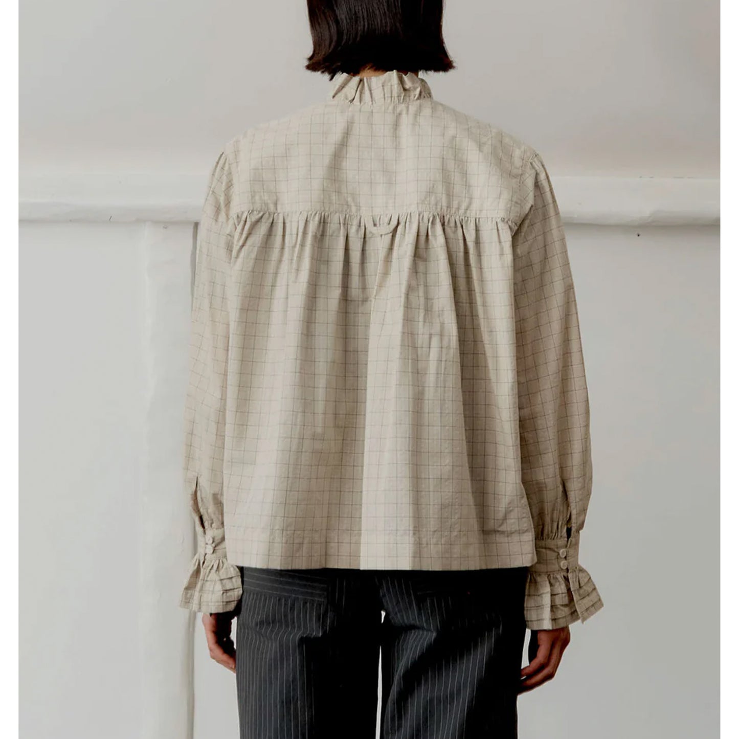 Japanese Cotton Seersucker Sophie Shirt