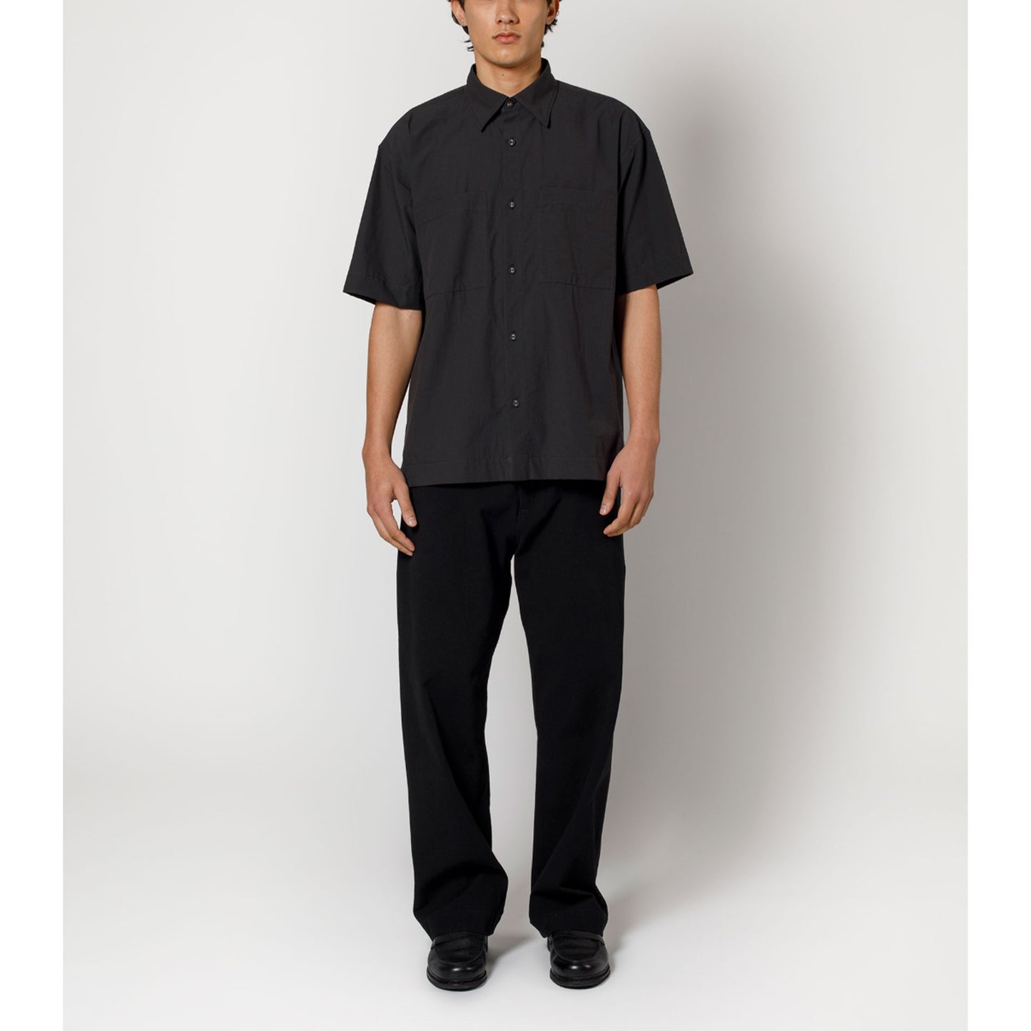Square S/S Shirt in Charcoal