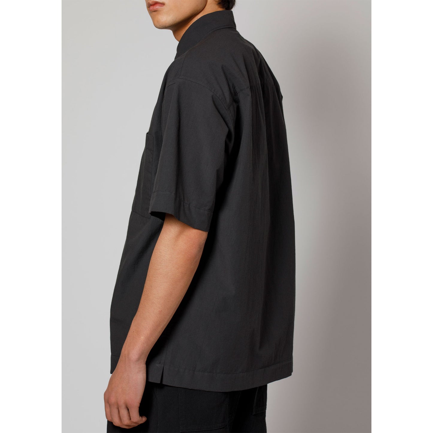 Square S/S Shirt in Charcoal