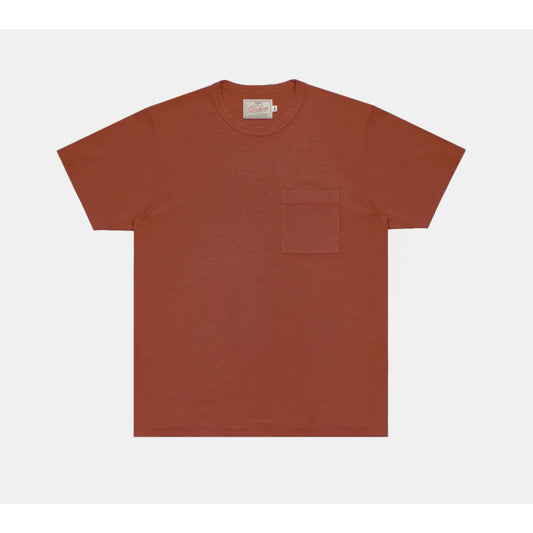 Heavy Duty S/S Pocket Tee in Burnt Orange