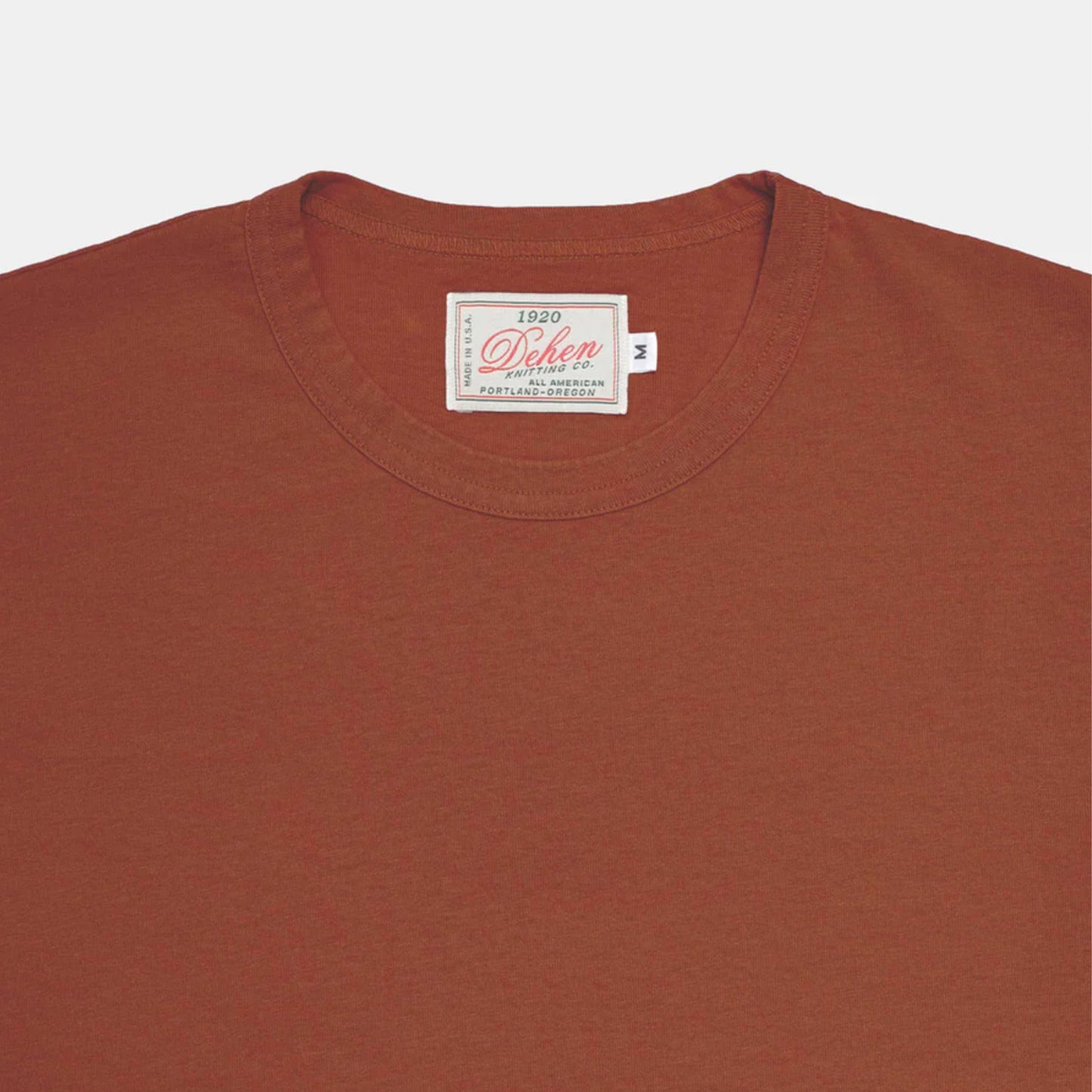 Heavy Duty S/S Pocket Tee in Burnt Orange