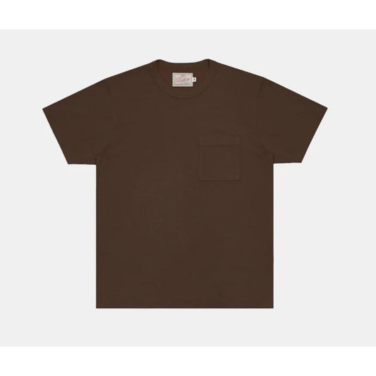 Heavy Duty S/S Pocket Tee in Brown