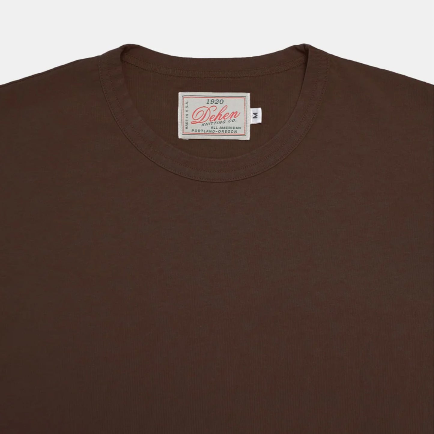 Heavy Duty S/S Pocket Tee in Brown