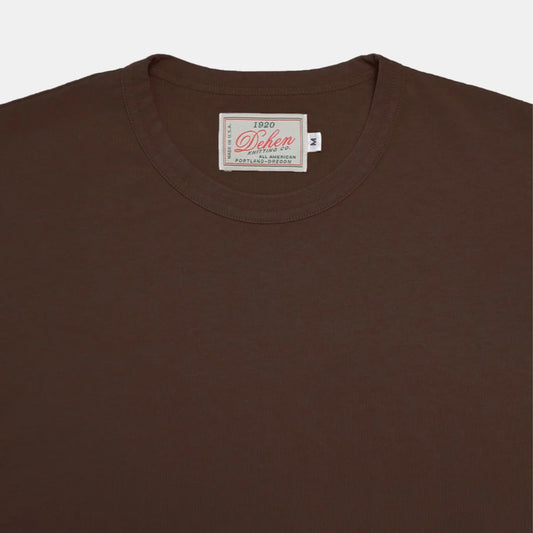 Heavy Duty S/S Pocket Tee in Brown