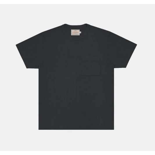 Heavy Duty S/S Pocket Tee in Dark Charcoal