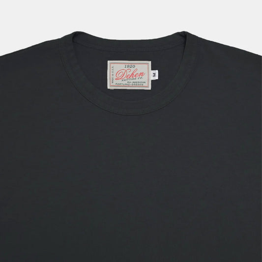 Heavy Duty S/S Pocket Tee in Dark Charcoal