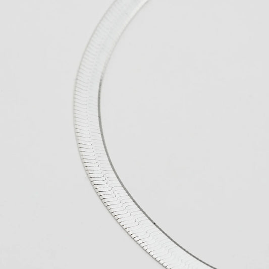 Sterling Silver Herringbone Bracelet