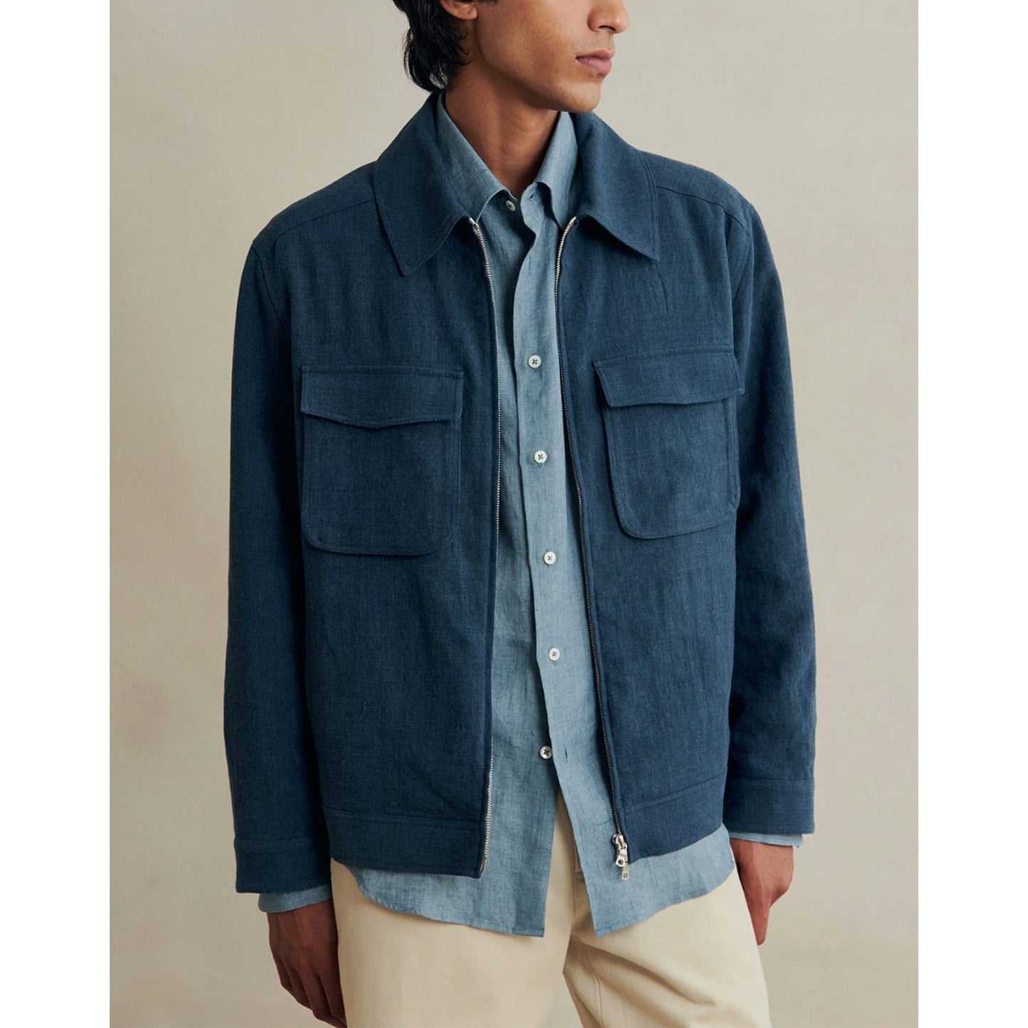 Student Jacket in Prussian Blue