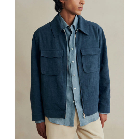 Student Jacket in Prussian Blue