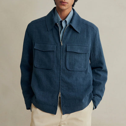 Student Jacket in Prussian Blue