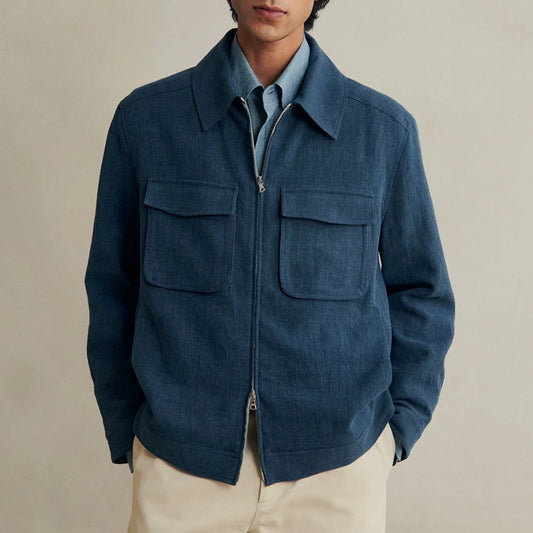 Student Jacket in Prussian Blue