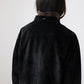 Suede Western Shirt in Black