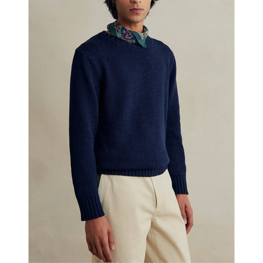 Crewneck Pullover in Navy