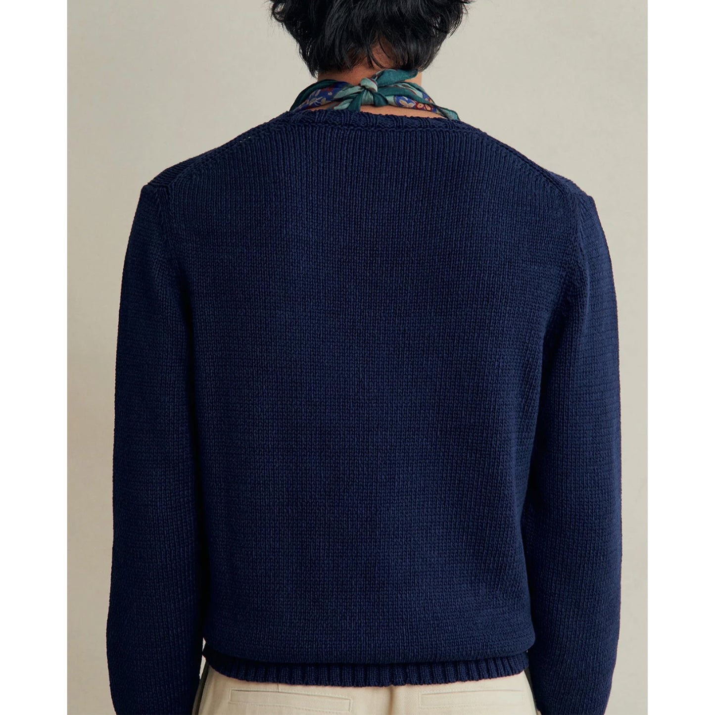 Crewneck Pullover in Navy