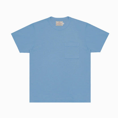 Heavy Duty S/S Pocket Tee in Blue Bird