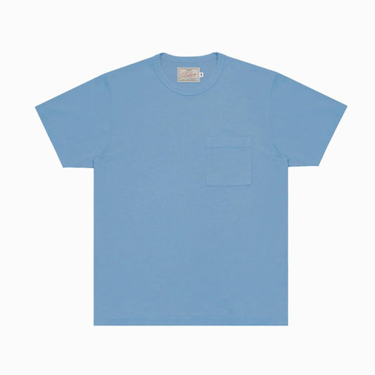 Heavy Duty S/S Pocket Tee in Blue Bird