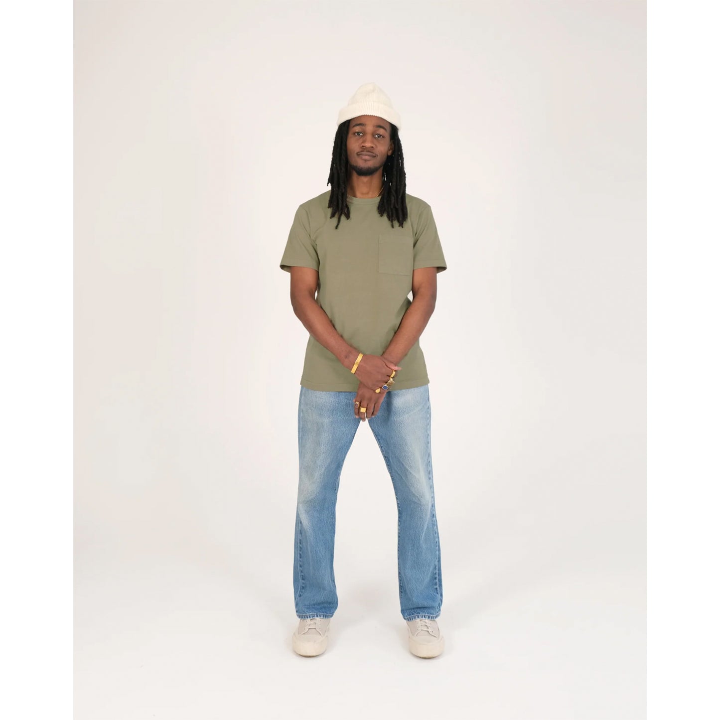 Heavy Duty S/S Pocket Tee in Fatigue