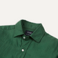 The Linen Summer Shirt in Forest Green