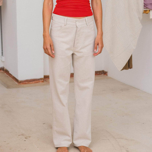 Tajo Pants in Sand Denim