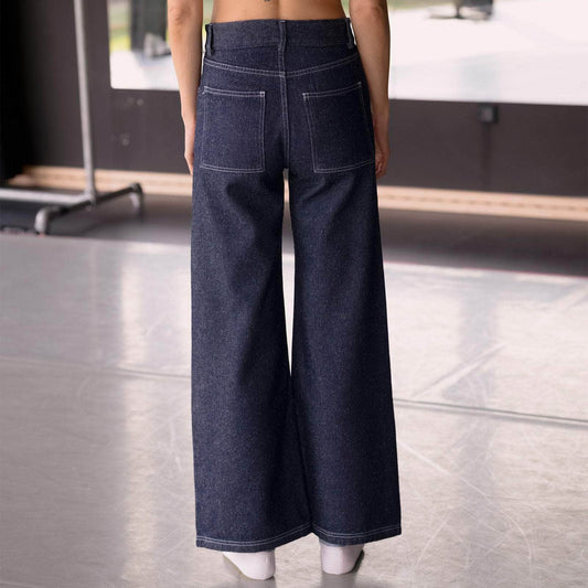 Tajo Wide Pant in Indigo Blue Wash