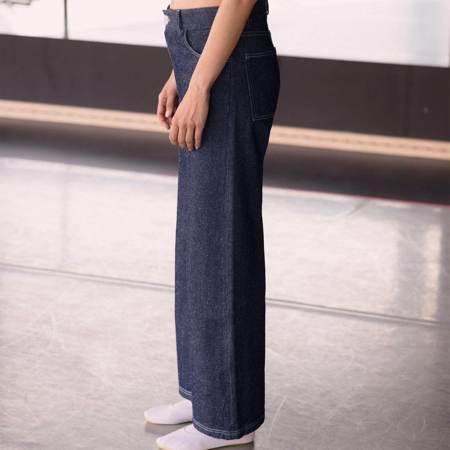 Tajo Wide Pant in Indigo Blue Wash