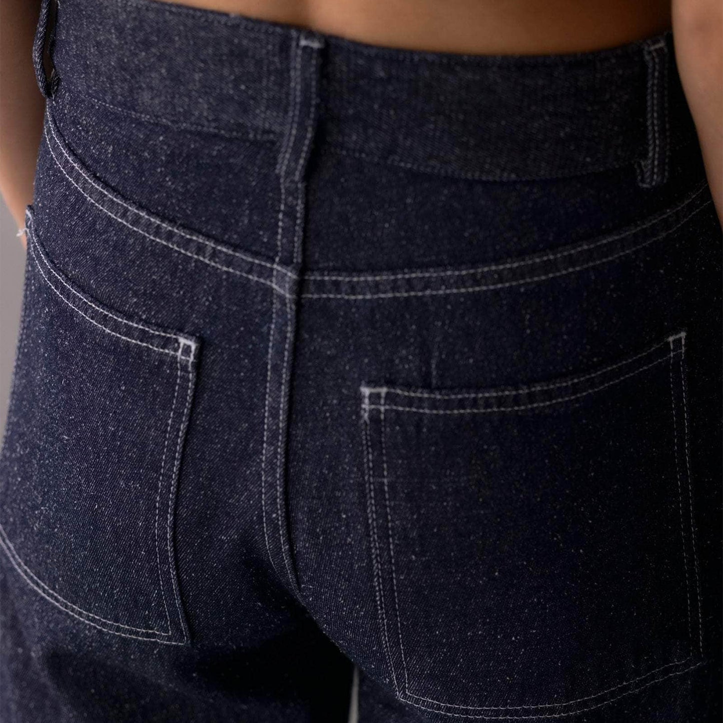 Tajo Wide Pant in Indigo Blue Wash