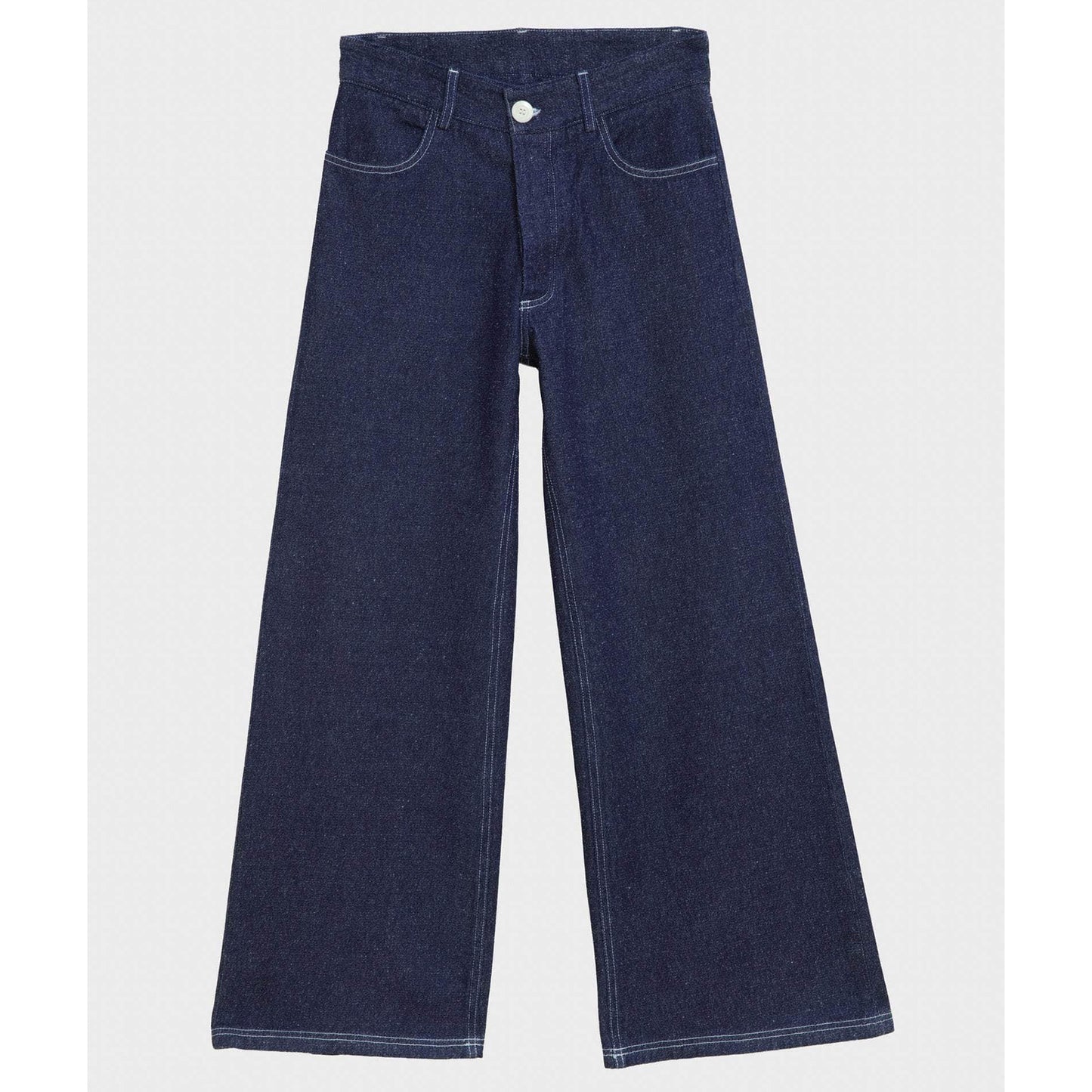 Tajo Wide Pant in Indigo Blue Wash