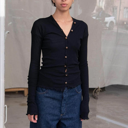 Tav Cardigan in Black