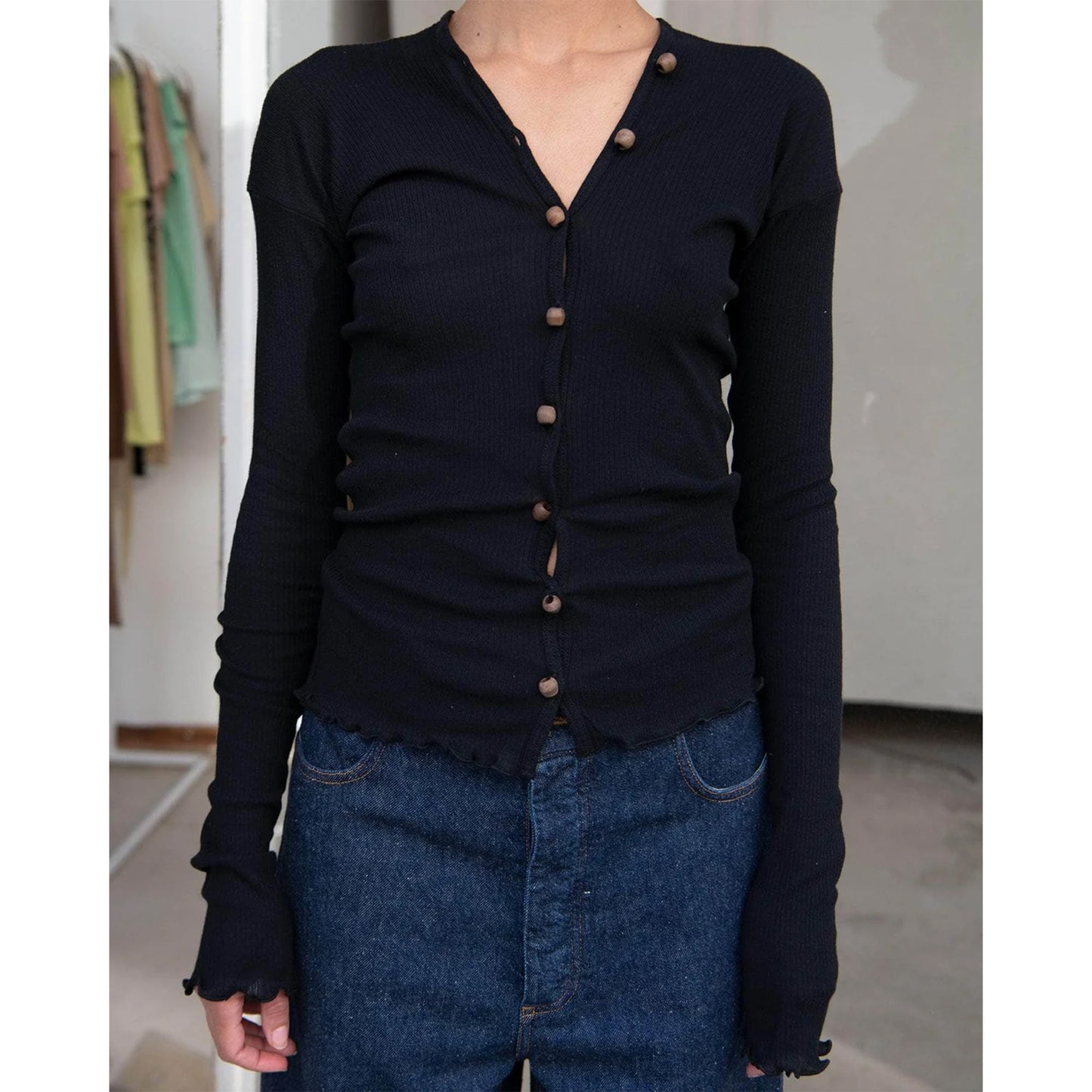 Tav Cardigan in Black