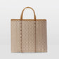 Trama Bicolor Large in Tobacco + White