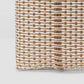 Trama Bicolor Large in Tobacco + White