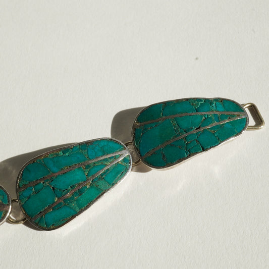 Turquoise Chip Inlay Bracelet