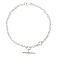 Two Moons Necklace in Silver