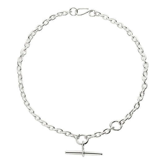 Two Moons Necklace in Silver