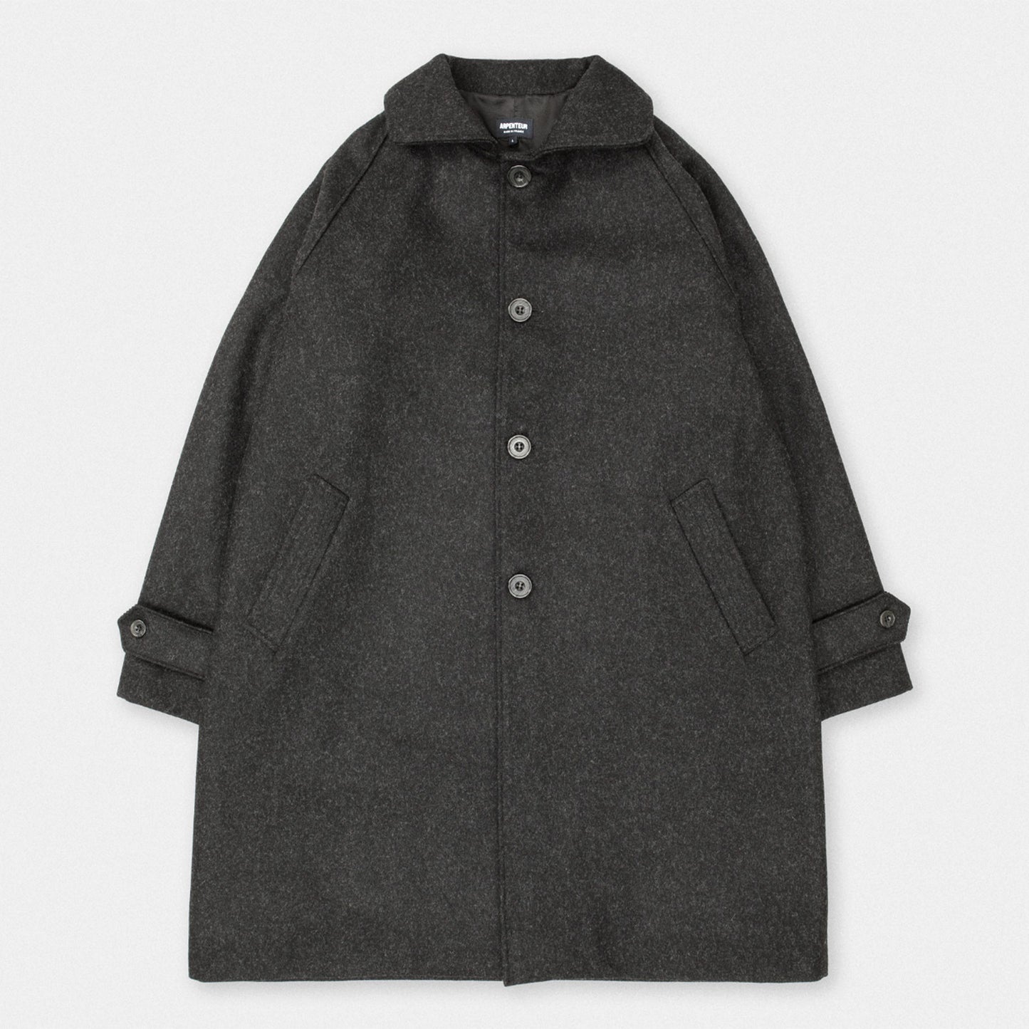 Utile Jacket Wool in Charcoal